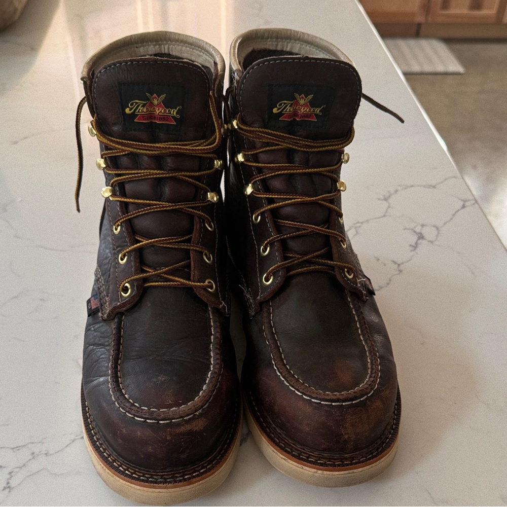 Thorogood Men's Dark Brown Leather Boots